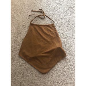 LIKE NEW CAMEL CROP TOP